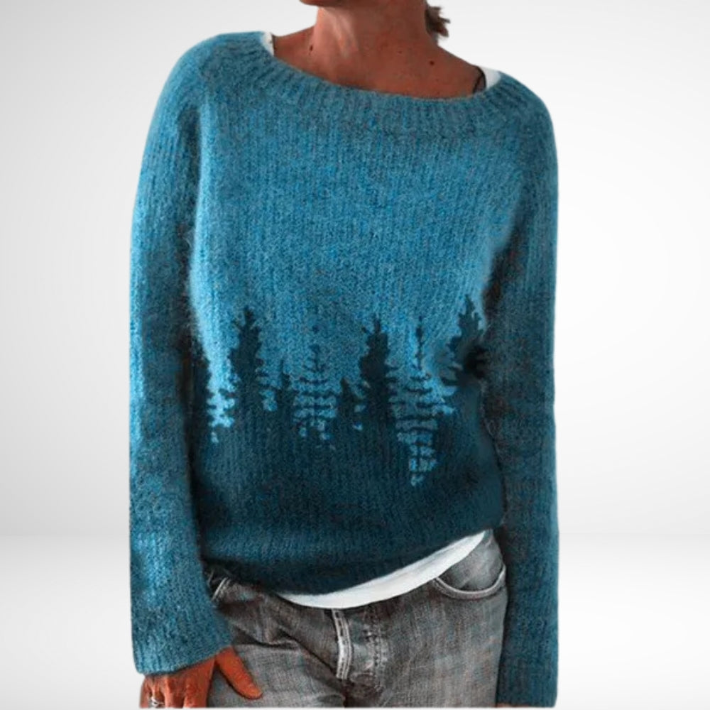Helsinki | Zimowy retro sweter