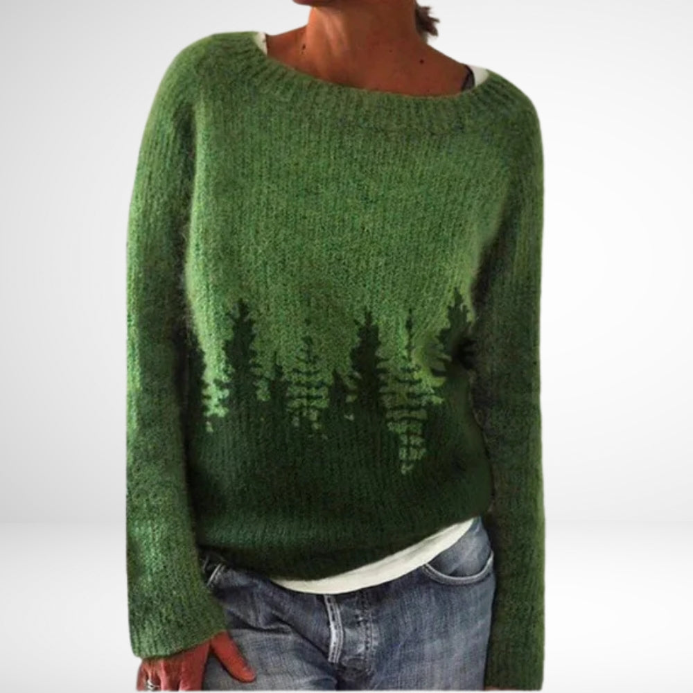 Helsinki | Zimowy retro sweter