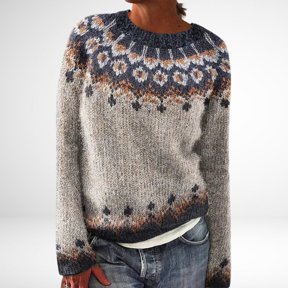 Candice | Retro sweter zimowy