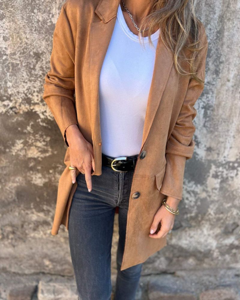 VICTORIA - Casual długi kardigan