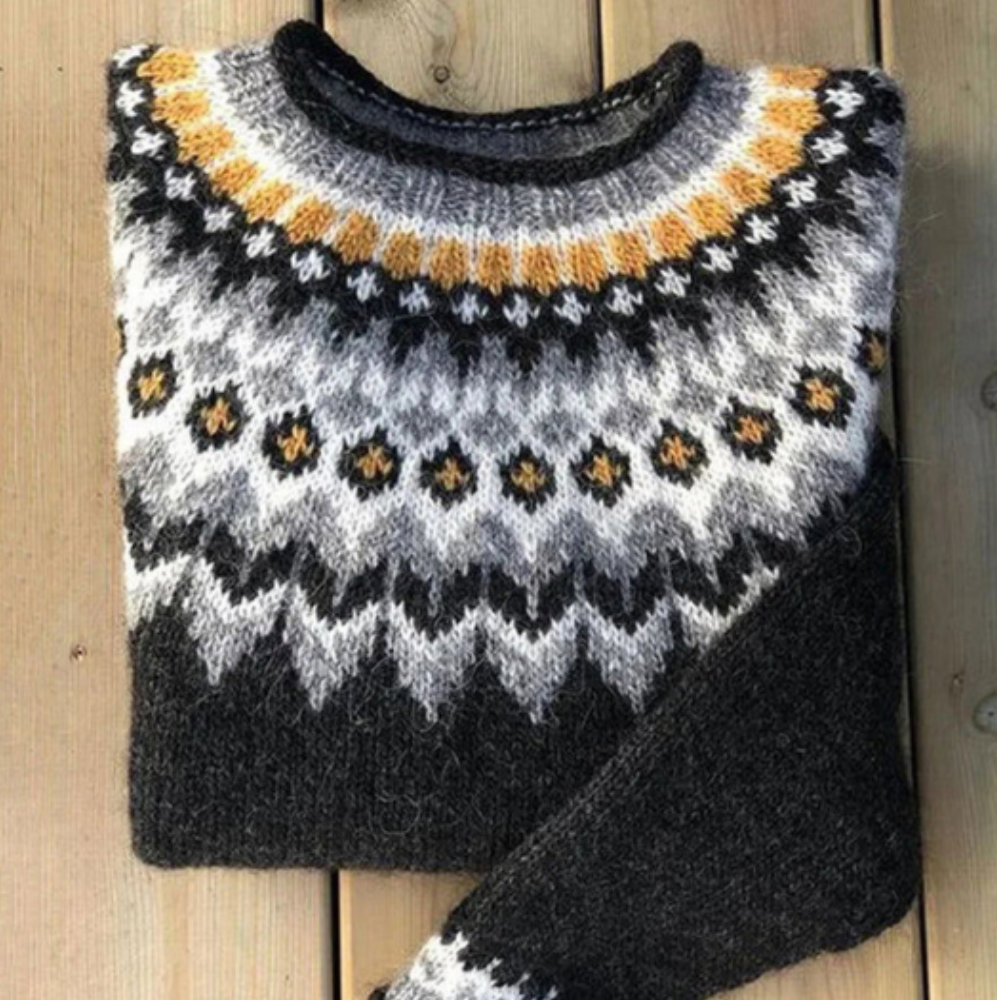 Toronto | Retro zimowy sweter